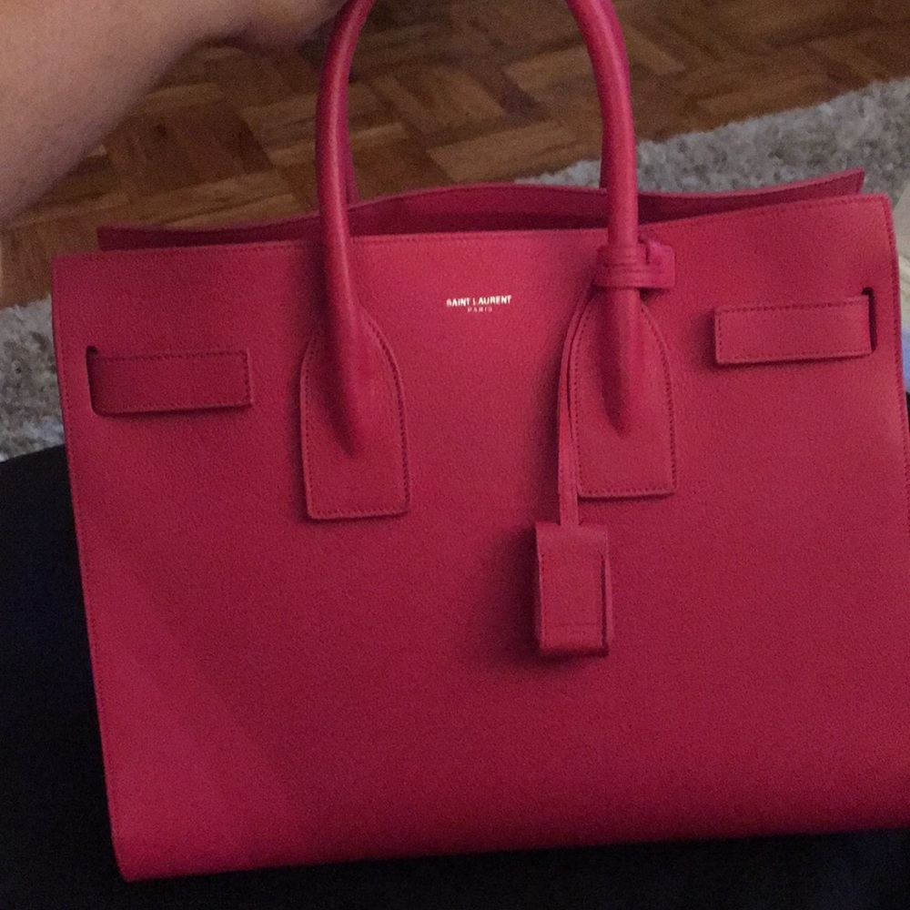 Saint Laurent sac du jour pink